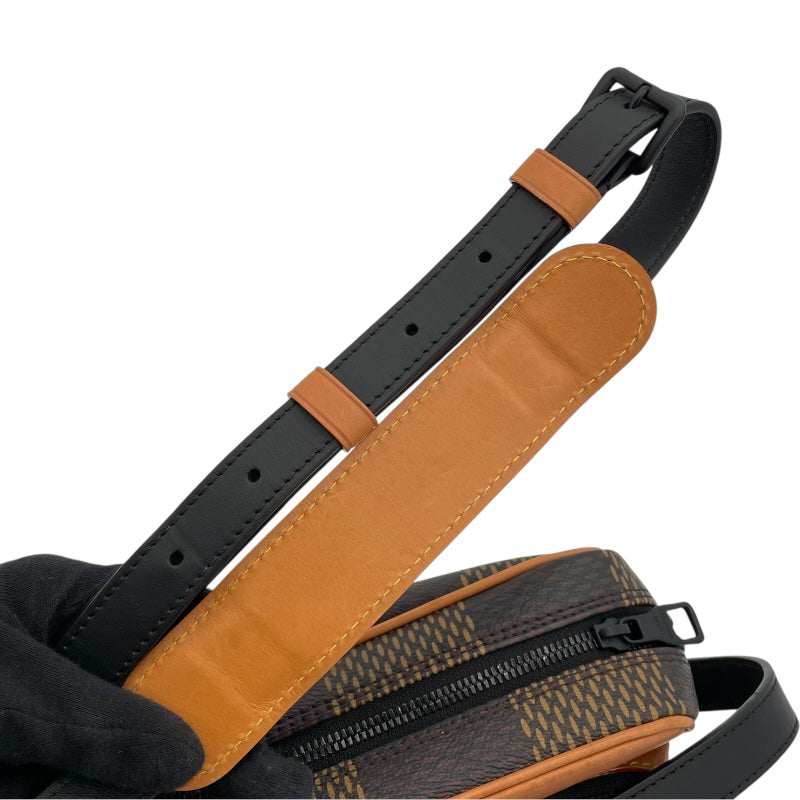 ルイ・ヴィトン LOUIS VUITTON ナイル メッセンジャーPM NIGOコラボ N40359 ブラウン ダミエ・ジャイアント・モノグラム ユニセックス メッセンジャーバッグ