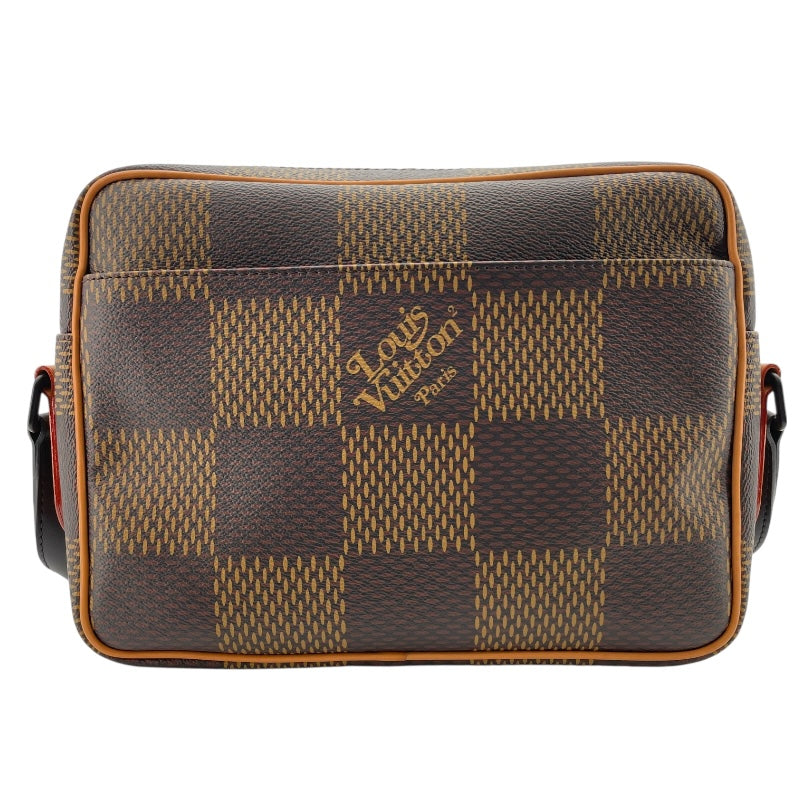 ルイ・ヴィトン LOUIS VUITTON ナイル メッセンジャーPM NIGOコラボ N40359 ブラウン ダミエ・ジャイアント・モノグラム ユニセックス メッセンジャーバッグ