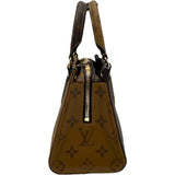 ルイ・ヴィトン LOUIS VUITTON オンザゴーEW M46653 ブラウン モノグラム・ジャイアント・リバース レディース ショルダーバッグ