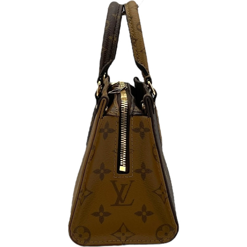 ルイ・ヴィトン LOUIS VUITTON オンザゴーEW M46653 ブラウン モノグラム・ジャイアント・リバース レディース ショルダーバッグ
