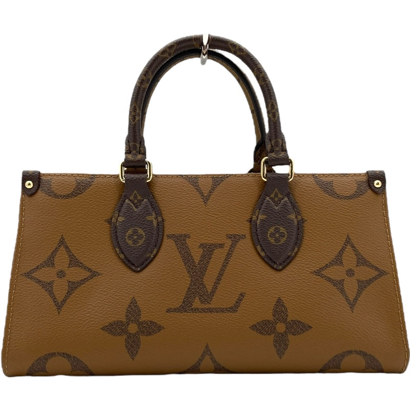 ルイ・ヴィトン LOUIS VUITTON オンザゴーEW M46653 ブラウン モノグラム・ジャイアント・リバース レディース ショルダーバッグ