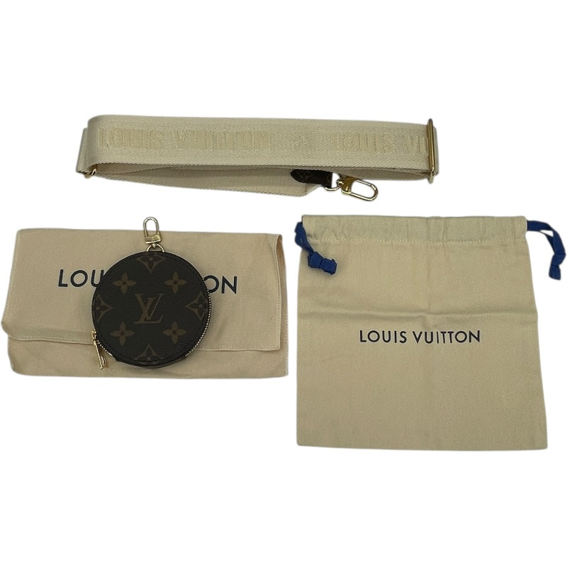 ルイ・ヴィトン LOUIS VUITTON オンザゴーEW M46653 ブラウン モノグラム・ジャイアント・リバース レディース ショルダーバッグ