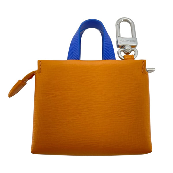 ルイ・ヴィトン LOUIS VUITTON バッグチャーム･LV ミニ ショッパー M02699 オレンジ レザー レディース チャーム