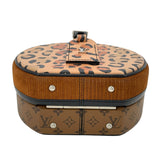 ルイ・ヴィトン LOUIS VUITTON プティット・ポワット・シャポー M51481 ブラウン モノグラム・リバース・レオパード レディース ショルダーバッグ