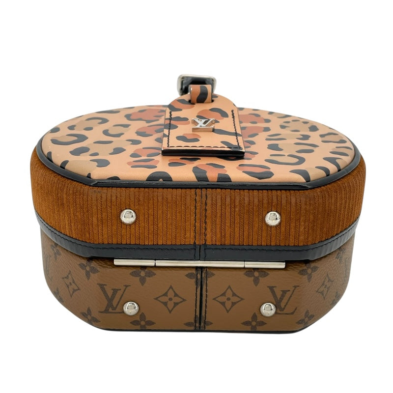 ルイ・ヴィトン LOUIS VUITTON プティット・ポワット・シャポー M51481 ブラウン モノグラム・リバース・レオパード レディース ショルダーバッグ