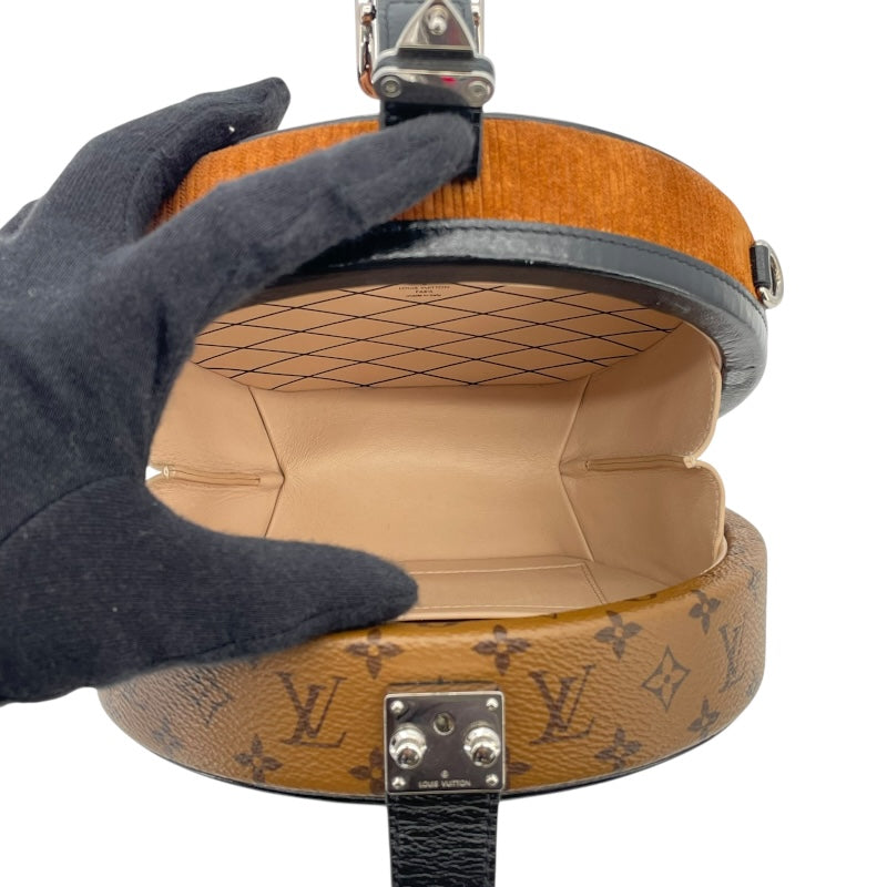 ルイ・ヴィトン LOUIS VUITTON プティット・ポワット・シャポー M51481 ブラウン モノグラム・リバース・レオパード レディース ショルダーバッグ