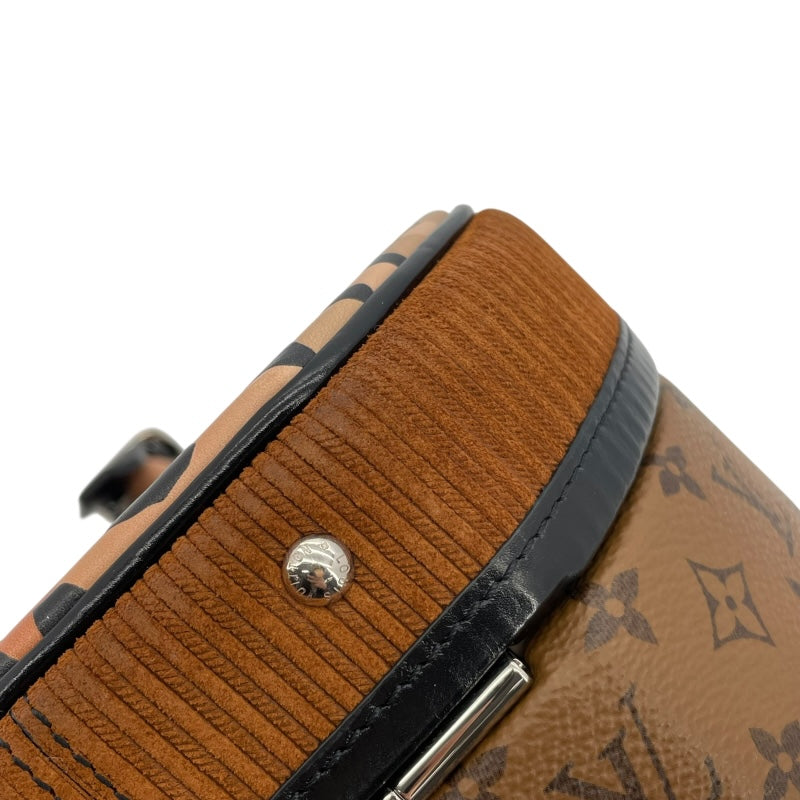 ルイ・ヴィトン LOUIS VUITTON プティット・ポワット・シャポー M51481 ブラウン モノグラム・リバース・レオパード レディース ショルダーバッグ
