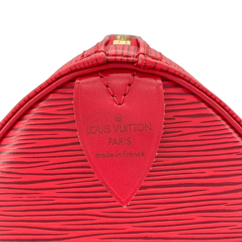 ルイ・ヴィトン LOUIS VUITTON スピーディ25 M43017 カスティリアンレッド エピレザー レディース ハンドバッグ