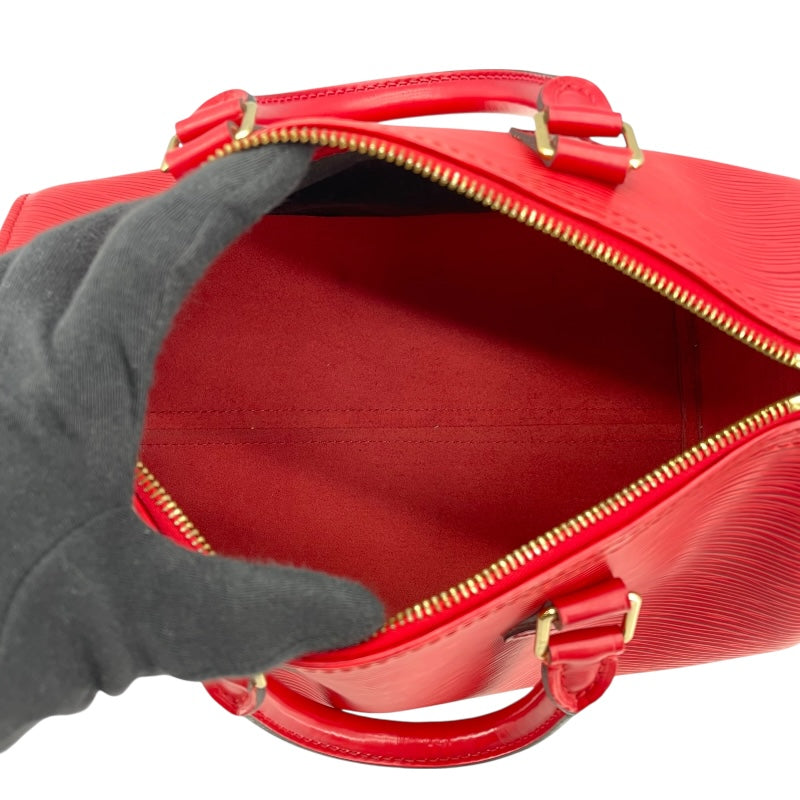 ルイ・ヴィトン LOUIS VUITTON スピーディ25 M43017 カスティリアンレッド エピレザー レディース ハンドバッグ