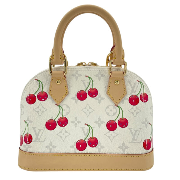 ルイ・ヴィトン LOUIS VUITTON LV x TM アルマBB M14234 ホワイト モノグラム・チェリー レディース ハンドバッグ