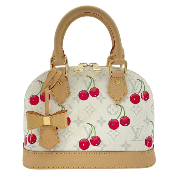 ルイ・ヴィトン LOUIS VUITTON LV x TM アルマBB M14234 ホワイト モノグラム・チェリー レディース ハンドバッグ