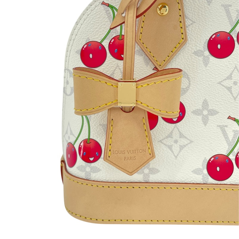 ルイ・ヴィトン LOUIS VUITTON LV x TM アルマBB M14234 ホワイト モノグラム・チェリー レディース ハンドバッグ