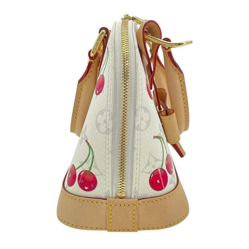 ルイ・ヴィトン LOUIS VUITTON LV x TM アルマBB M14234 ホワイト モノグラム・チェリー レディース ハンドバッグ