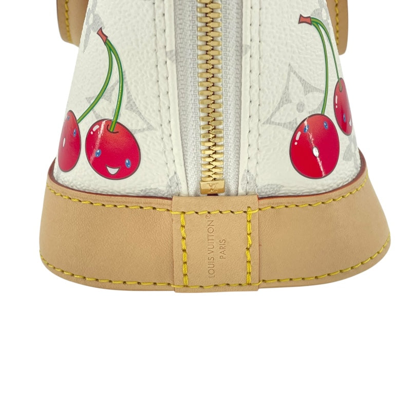 ルイ・ヴィトン LOUIS VUITTON LV x TM アルマBB M14234 ホワイト モノグラム・チェリー レディース ハンドバッグ