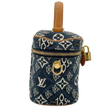 ルイ・ヴィトン LOUIS VUITTON ヴァニティ NV Since1854 M57403 ブルー モノグラム・ジャガード レディース ショルダーバッグ