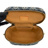 ルイ・ヴィトン LOUIS VUITTON ヴァニティ NV Since1854 M57403 ブルー モノグラム・ジャガード レディース ショルダーバッグ