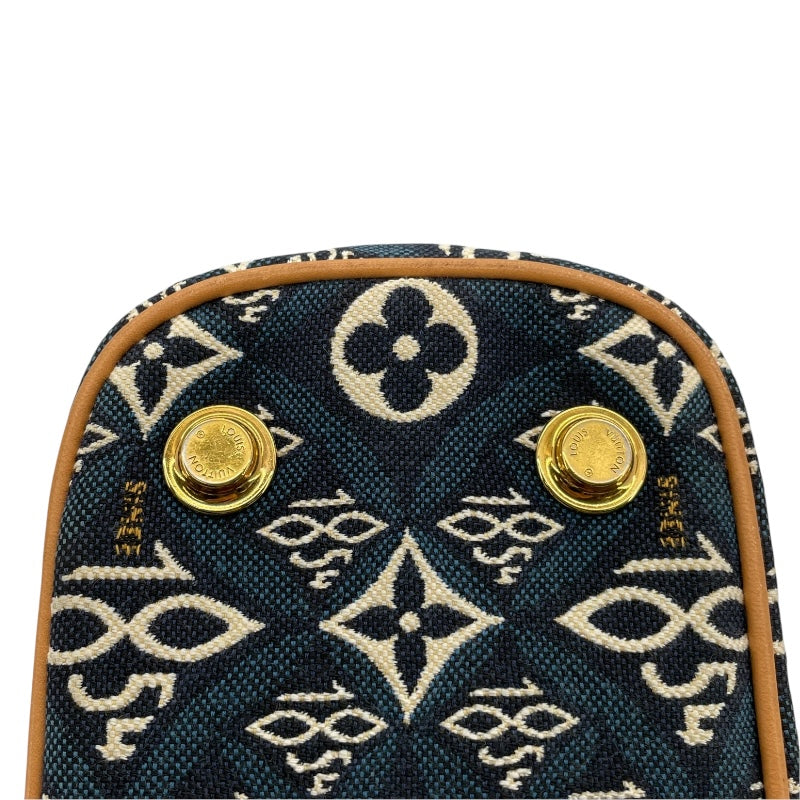 ルイ・ヴィトン LOUIS VUITTON ヴァニティ NV Since1854 M57403 ブルー モノグラム・ジャガード レディース ショルダーバッグ
