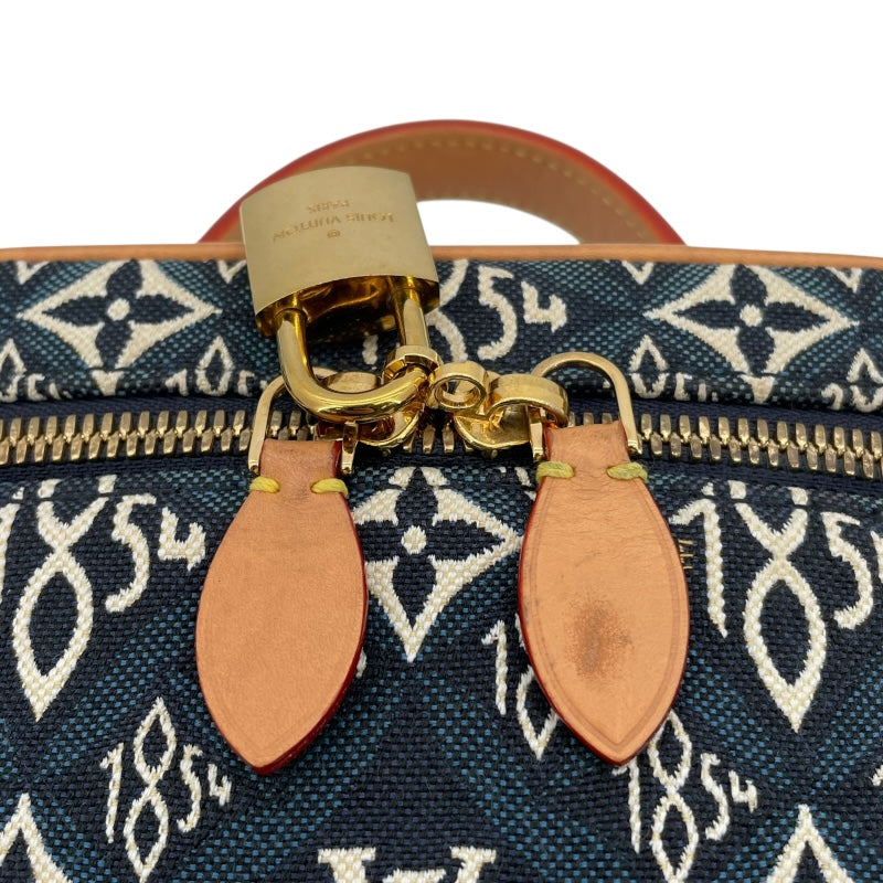 ルイ・ヴィトン LOUIS VUITTON ヴァニティ NV Since1854 M57403 ブルー モノグラム・ジャガード レディース ショルダーバッグ