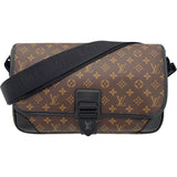 ルイ・ヴィトン LOUIS VUITTON アーツィメッセンジャー M46371 ブラウン モノグラム・マカサー メンズ ショルダーバッグ