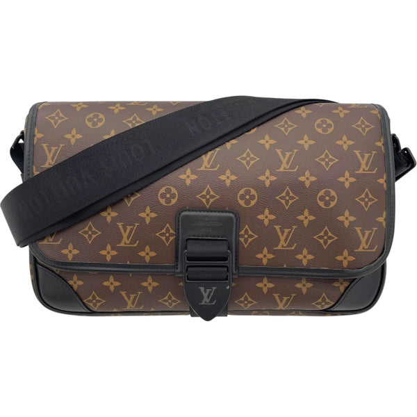 ルイ・ヴィトン LOUIS VUITTON アーツィメッセンジャー M46371 ブラウン モノグラム・マカサー メンズ ショルダーバッグ