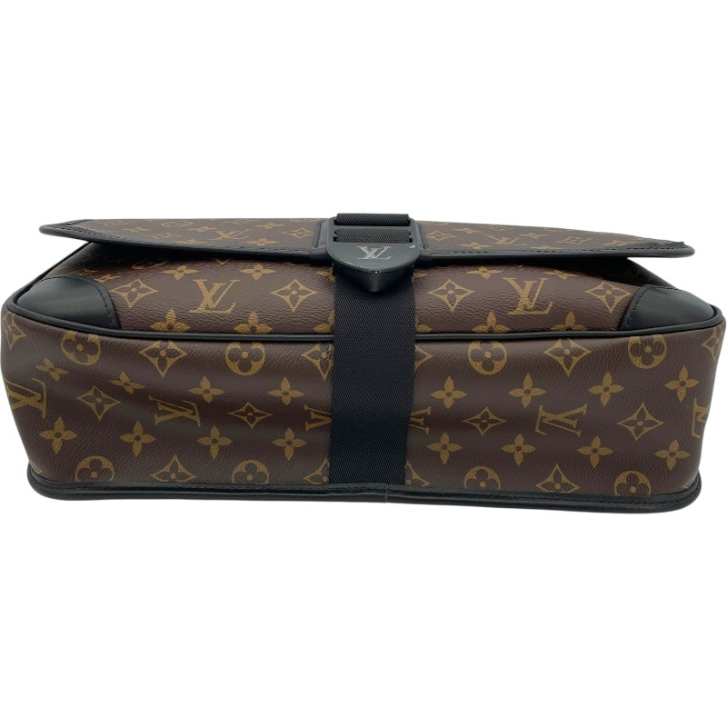 ルイ・ヴィトン LOUIS VUITTON アーツィメッセンジャー M46371 ブラウン モノグラム・マカサー メンズ ショルダーバッグ