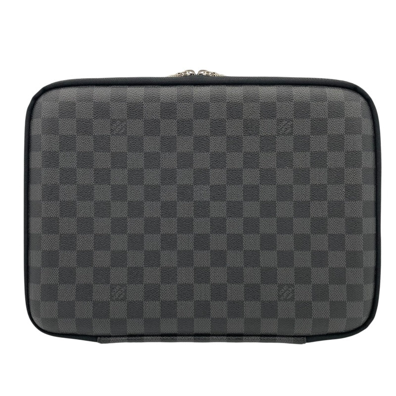 ルイ・ヴィトン LOUIS VUITTON コンピューター スリーブPM N58026 ブラック ダミエ・グラフィット メンズ クラッチバッグ
