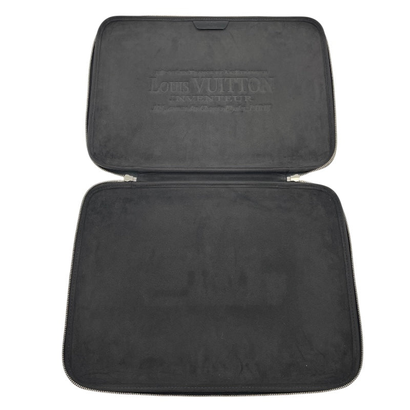 ルイ・ヴィトン LOUIS VUITTON コンピューター スリーブPM N58026 ブラック ダミエ・グラフィット メンズ クラッチバッグ