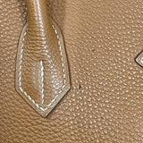 エルメス HERMES バーキン35 □H刻 ゴールド GD金具 トゴ レディース ハンドバッグ