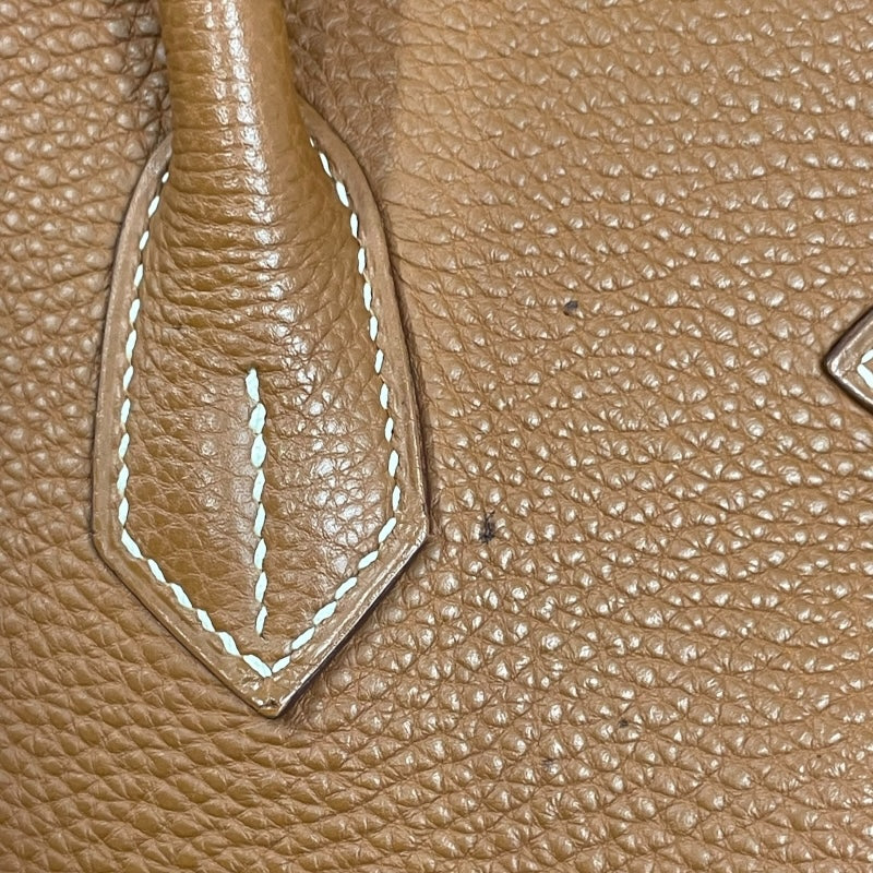 エルメス HERMES バーキン35 □H刻 ゴールド GD金具 トゴ レディース ハンドバッグ
