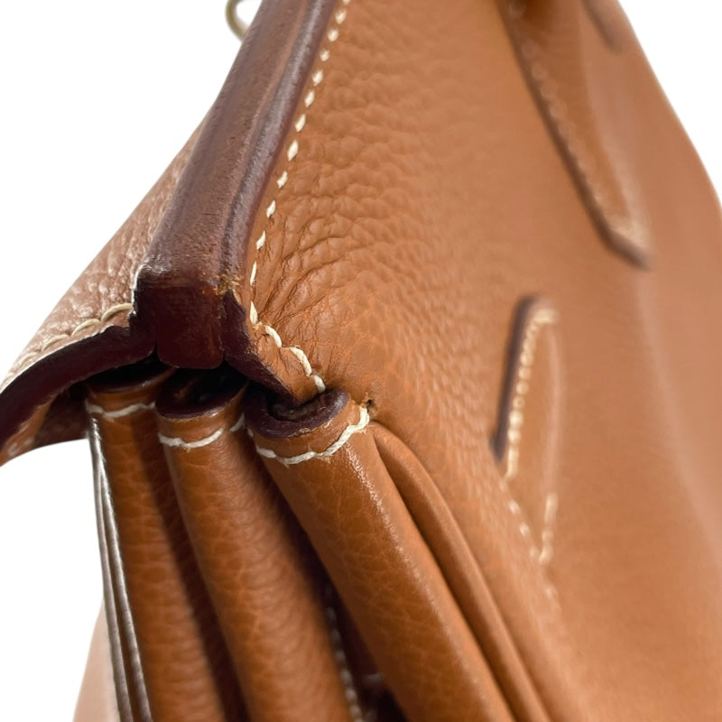 エルメス HERMES バーキン35 □H刻 ゴールド GD金具 トゴ レディース ハンドバッグ