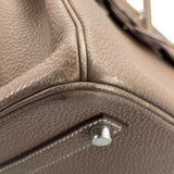 エルメス HERMES バーキン35 D刻 エトゥープ SV金具 トゴ レディース ハンドバッグ