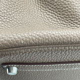 エルメス HERMES バーキン35 D刻 エトゥープ SV金具 トゴ レディース ハンドバッグ