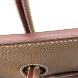 エルメス HERMES バーキン35 D刻 エトゥープ SV金具 トゴ レディース ハンドバッグ