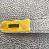 エルメス HERMES バーキン35 □P刻印 ブラック GD金具 トゴ レディース ハンドバッグ