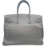 エルメス HERMES バーキン35 □P刻印 ブラック GD金具 トゴ レディース ハンドバッグ