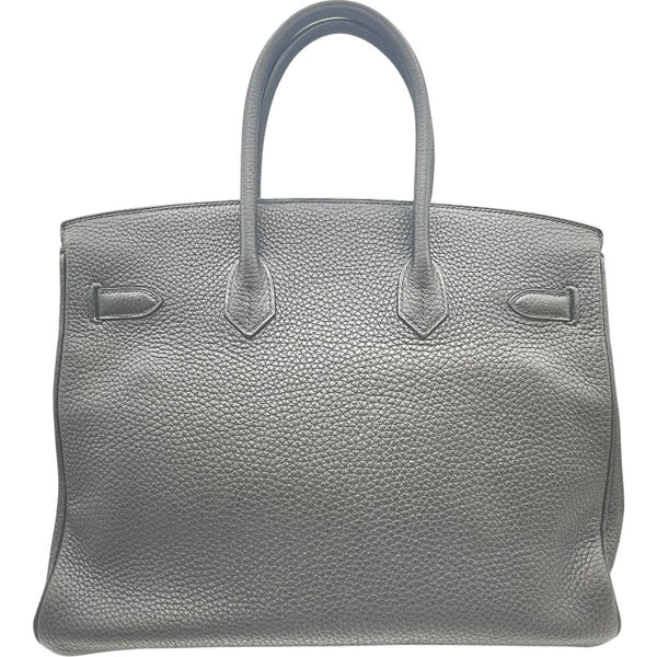 エルメス HERMES バーキン35 □P刻印 ブラック GD金具 トゴ レディース ハンドバッグ