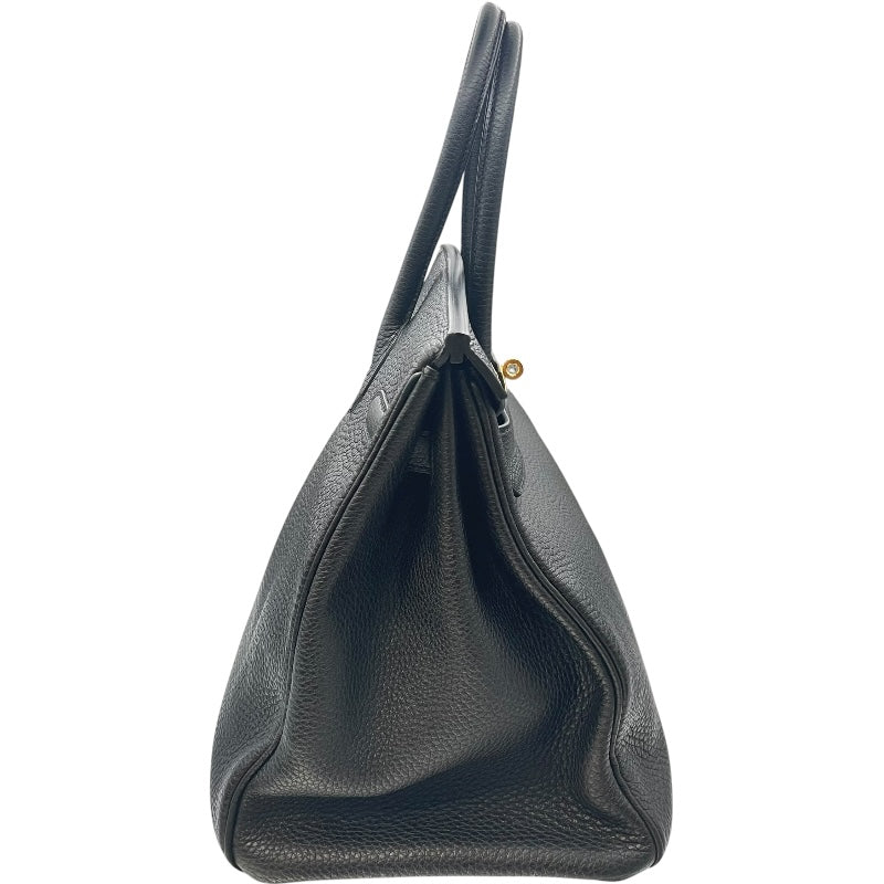 エルメス HERMES バーキン35 □P刻印 ブラック GD金具 トゴ レディース ハンドバッグ