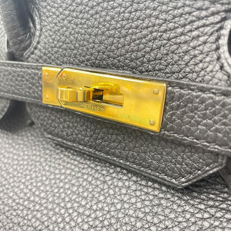 エルメス HERMES バーキン35 □P刻印 ブラック GD金具 トゴ レディース ハンドバッグ