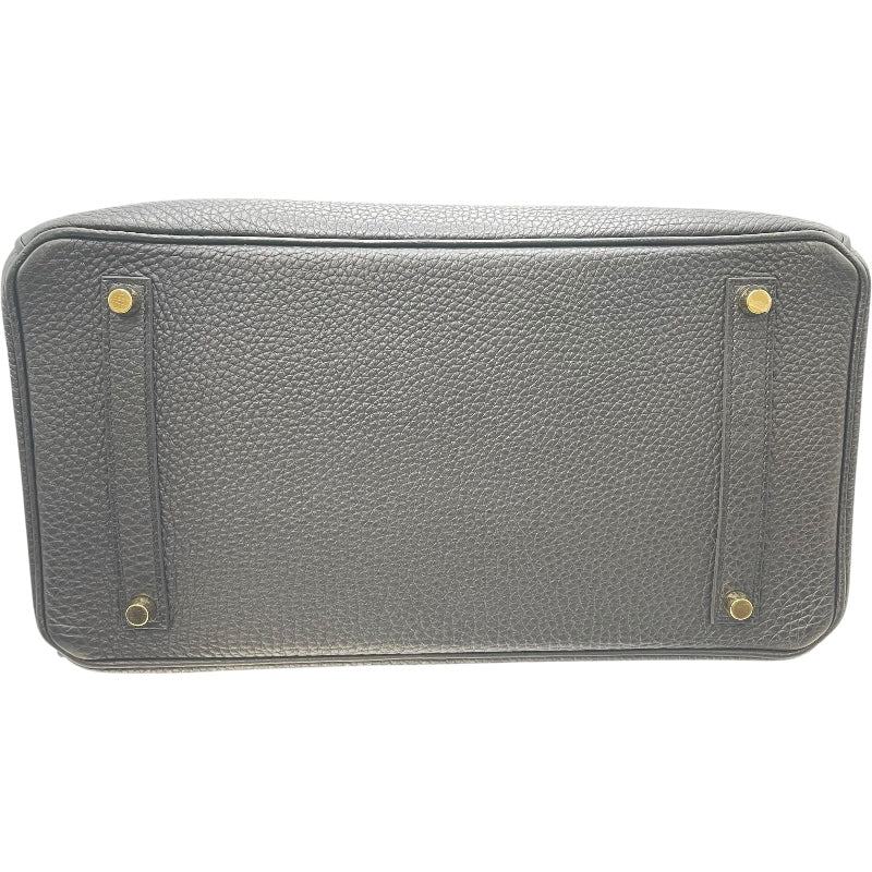 エルメス HERMES バーキン35 □P刻印 ブラック GD金具 トゴ レディース ハンドバッグ