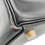 エルメス HERMES ケリー32 内縫い □A刻 ブラック GD金具 ボックスカーフ レディース ショルダーバッグ