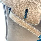 エルメス HERMES バーキン25 Y刻印 ゴールド SV金具 トゴ レディース ハンドバッグ