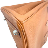 エルメス HERMES バーキン25 Y刻印 ゴールド SV金具 トゴ レディース ハンドバッグ
