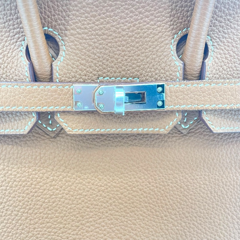 エルメス HERMES バーキン25 Y刻印 ゴールド SV金具 トゴ レディース ハンドバッグ