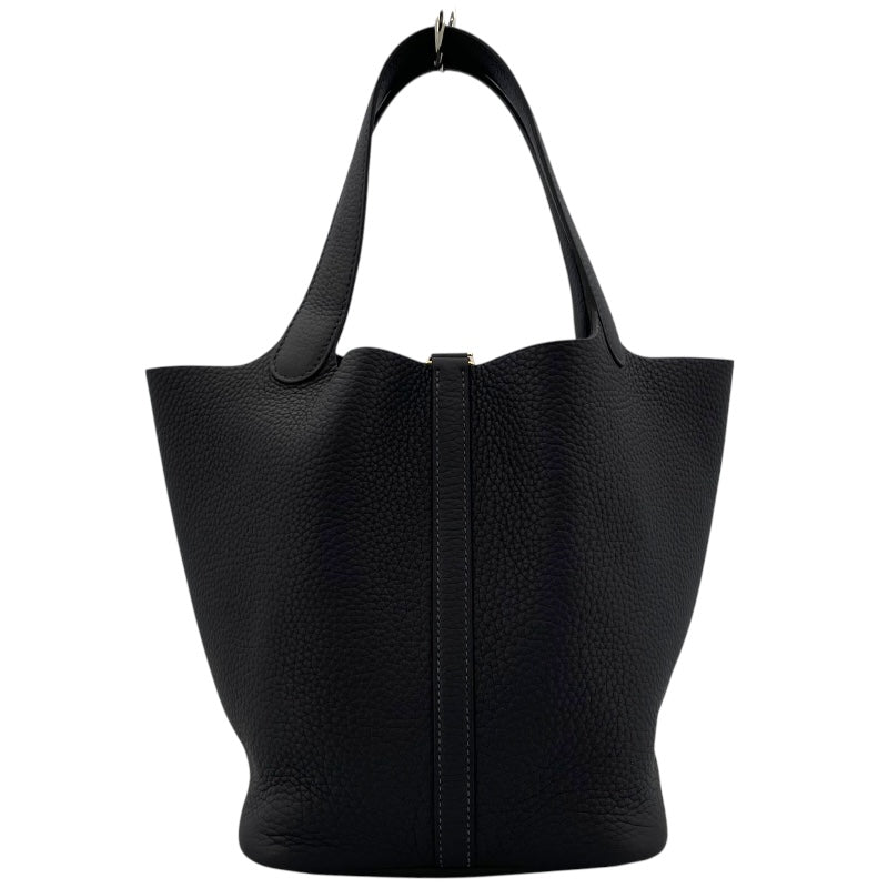 エルメス HERMES ピコタンロックMM W刻 キャバン GD金具 トリヨン レディース ハンドバッグ