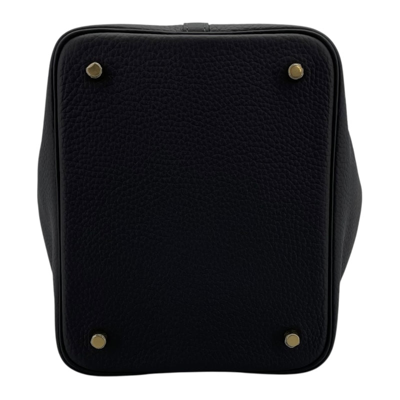 エルメス HERMES ピコタンロックMM W刻 キャバン GD金具 トリヨン レディース ハンドバッグ