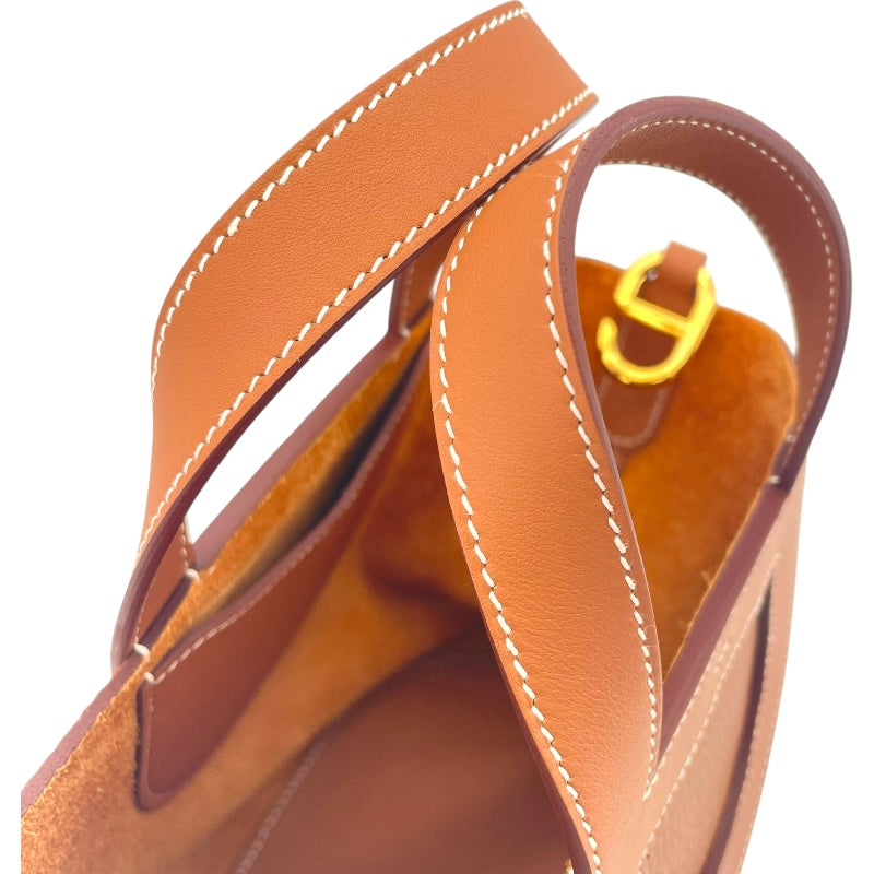 エルメス HERMES インザループ18 W刻印 ゴールド GD金具 トリヨン レディース ハンドバッグ