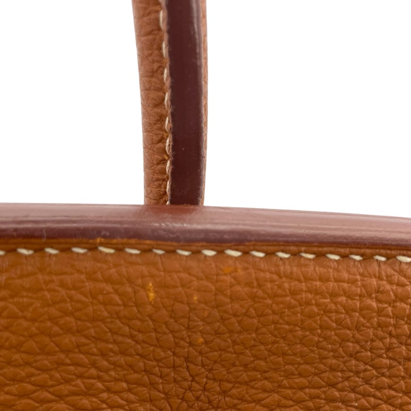エルメス HERMES バーキン40 □M刻 ゴールド GD金具 トゴ レディース ハンドバッグ