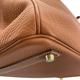 エルメス HERMES バーキン40 □M刻 ゴールド GD金具 トゴ レディース ハンドバッグ