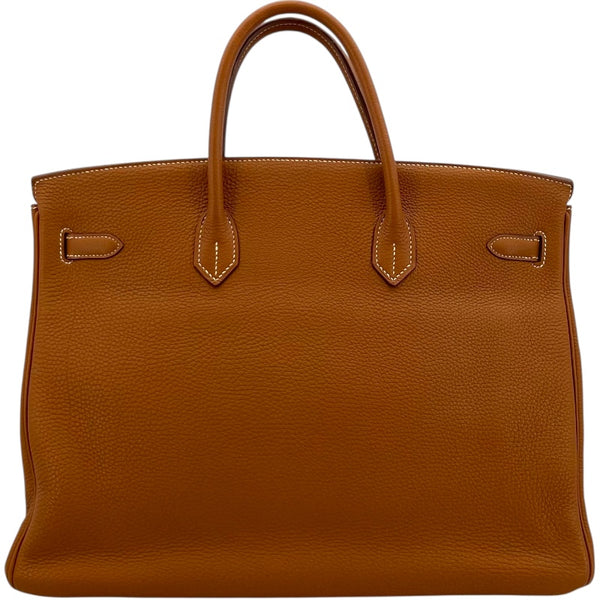 エルメス HERMES バーキン40 □M刻 ゴールド GD金具 トゴ レディース ハンドバッグ