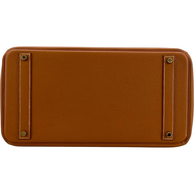 エルメス HERMES バーキン40 □M刻 ゴールド GD金具 トゴ レディース ハンドバッグ